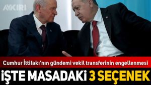 Cumhur İttifakı'nın vekil transferini engellemek için başvuracağı 3 yol