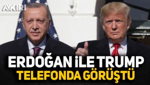 Cumhurbaşkanı Erdoğan, ABD Başkanı Donald Trump ile görüştü!