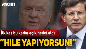 Davutoğlu Bahçeli'nin 'süre' önerisini eleştirdi!