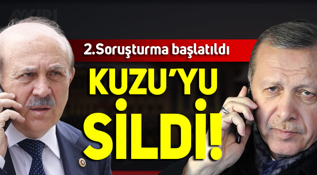 Erdoğan, Burhan Kuzu'yu sildi! Soruşturma başlatıldı