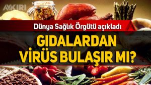 Gıdalardan virüs bulaşıyor mu? DSÖ açıkladı