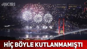 İstanbul'da 19 Mayıs görsel şölene dönüştü