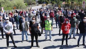 Rize'de maden işçileri iş bıraktı