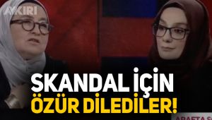 Skandal sözler için özür dilediler