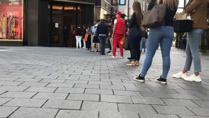 Viyana'da dikkat çeken görüntü!