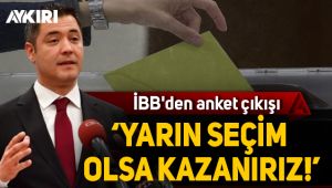İBB son anket sonuçlarını paylaştı