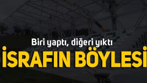 1.5 milyonluk tesis bir kere kullanılıp yıkıldı