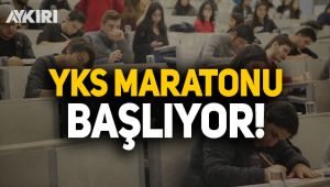 2.5 milyon öğrencinin YKS maratonu başlıyor
