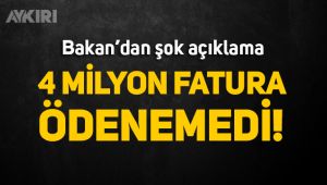 2019 yılında 4 milyon elektrik faturası ödenemedi!