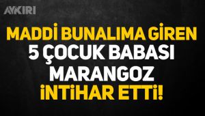 5 çocuk babası marangoz intihar etti
