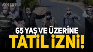 65 yaş ve üzerine turizm amaçlı tatil izni