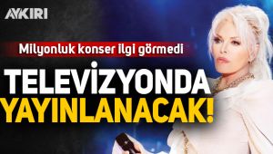 9 kişinin izlediği konser televizyondan yayınlanacak!