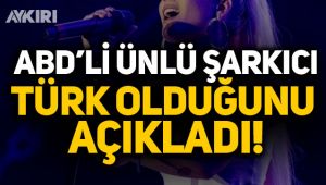 ABD'li ünlü şarkıcı Türk olduğunu duyurdu