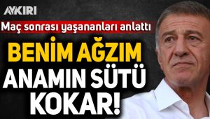 Ahmet Ağaoğlu'ndan maç sonu yaşananlarla ilgili açıklama!