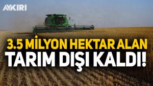 AKP döneminde 3.5 milyon hektar alan tarım dışı kaldı