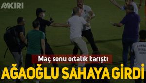 Alanya'da maç bitti, Ağaoğlu sahaya girdi