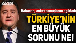 Ali Babacan, anket sonuçlarını açıkladı