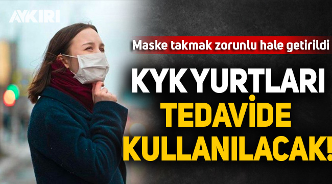 Ardahan'da maske takmak zorunlu hale getirildi!