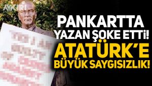 Atatürk'e çirkin saldırı!