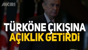 Bahçeli'den ikinci Türköne açıklaması