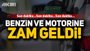 Benzin ve motorine zam