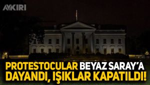 Beyaz Saray'ın ışıkları kapatıldı