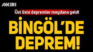 Bingöl'de deprem!