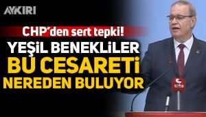 CHP'den sert tepki!