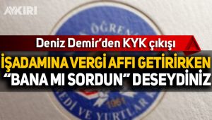 CHP'li Deniz Demir'den vergi borcu isyanı