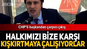 CHP'li İzmir İl Başkanı Deniz Yücel: Eylemin amacı halkı kışkırtmak