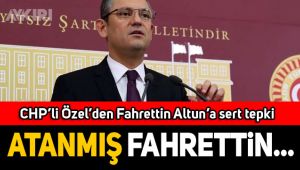 CHP'li Özel'den Fahrettin Altun'a anket cevabı