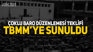 Çoklu baro düzenlemesi teklifi Meclis'e sunuldu