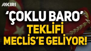 'Çoklu Baro' teklifi Meclis'e geliyor!