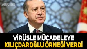 Cumhurbaşkanı Erdoğan'dan Kılıçdaroğlu örneği