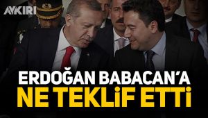 Erdoğan Ali Babacan’a ne teklif etti