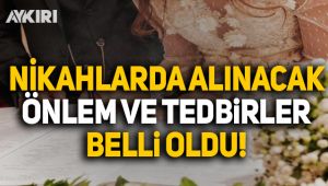 İçişleri Bakanlığından nikah genelgesi!