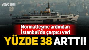 İstanbul'da çarpıcı veri: Yüzde 38 arttı!