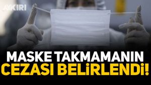 İstanbul'da maske takmamanın cezası belli oldu
