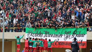 Karşıyakaspor'a taraftar desteği!
