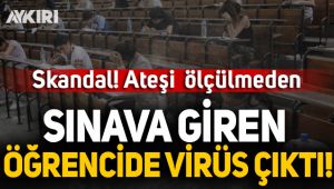 Kocaeli'de MSÜ sınavına giren öğrencide koronavirüs çıktı!