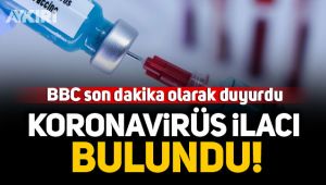 Koronavirüs ilacı bulundu!