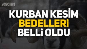 Kurban vekalet ücretleri belli oldu