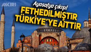 Mevlüt Çavuşoğlu'ndan Ayasofya çıkışı