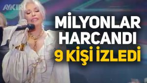 Milyonlarca lira harcanan Ajda Pekkan konseri izlenmedi