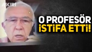 O profesör istifa etti!
