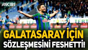 Oğulcan Çağlayan Galatasaray için sözleşmesini feshetti!