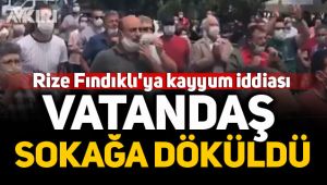 Rize Fındıklı'ya kayyum iddiası: Vatandaş sokağa döküldü!