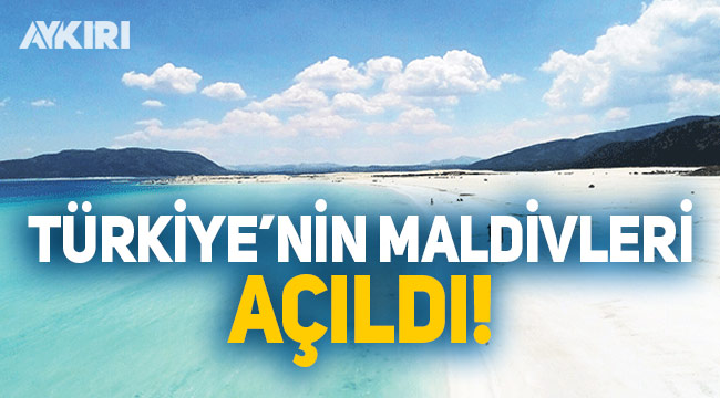 Salda Gölü ziyarete açıldı