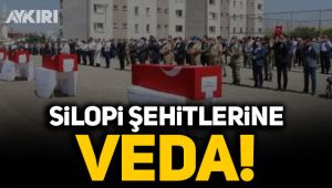 Silopi şehitleri son yolculuklarına uğurlandı