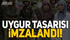 Trump Uygur tasarısını onayladı